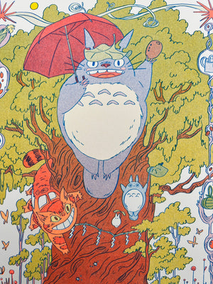 Totoro Riso Print