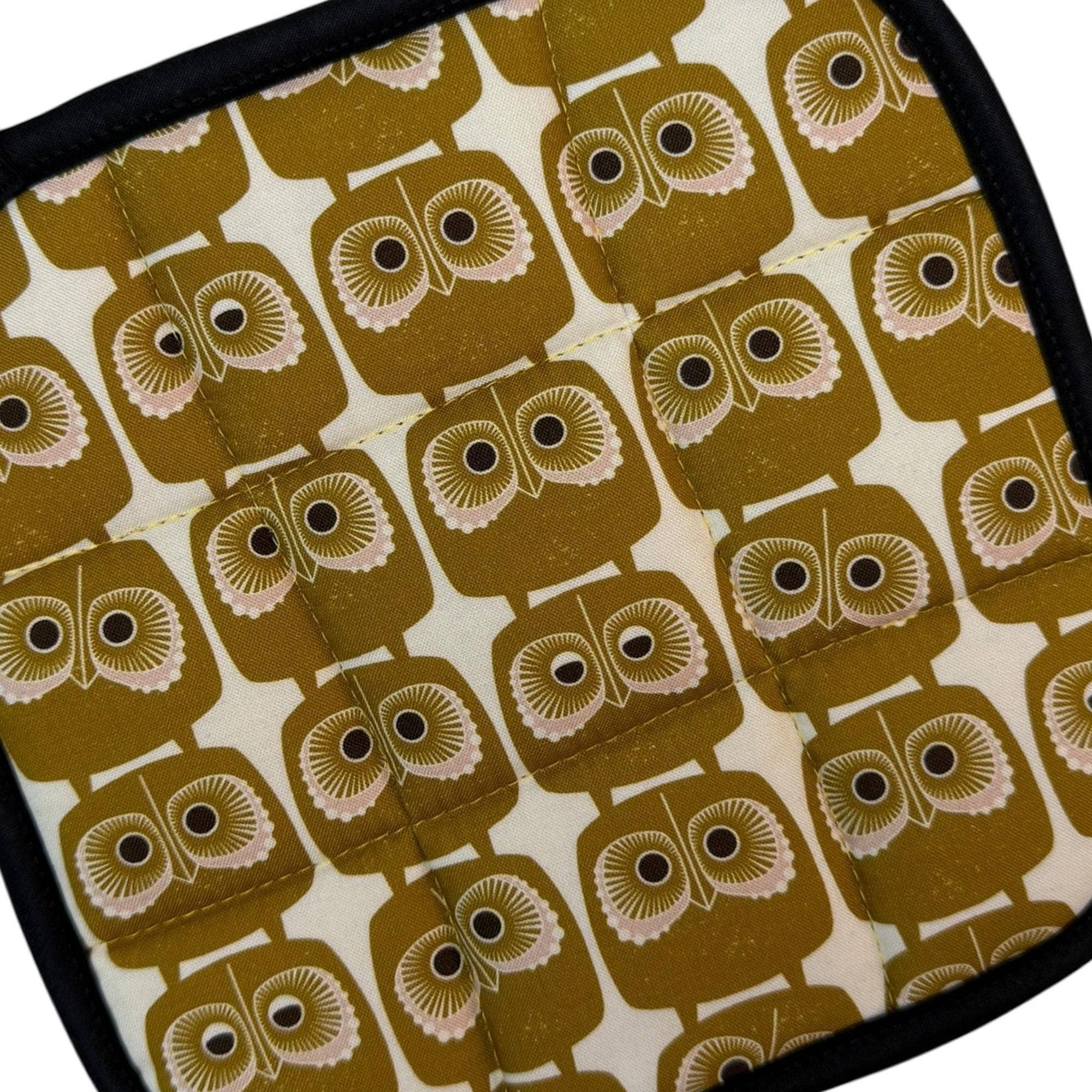 Gold Owls Pot Holder