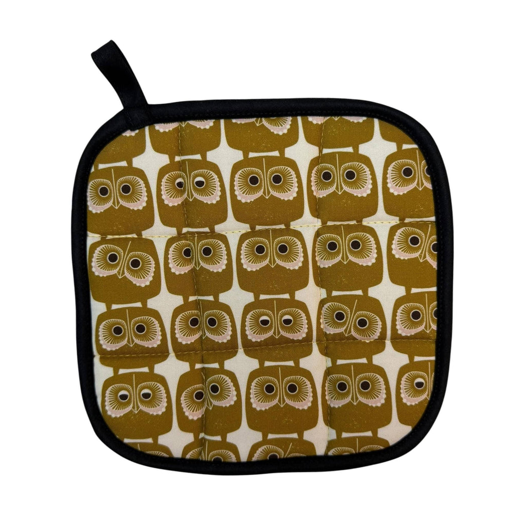 Gold Owls Pot Holder