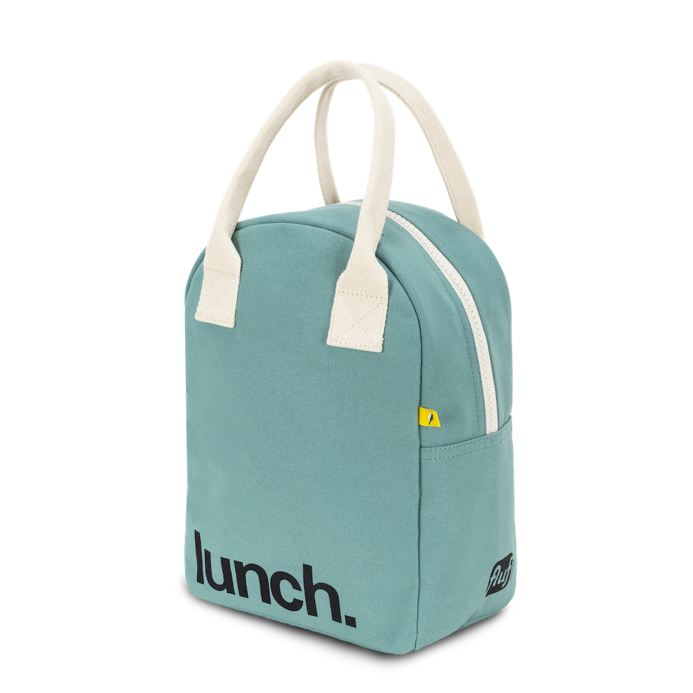 Zipper Lunch Bag Teal