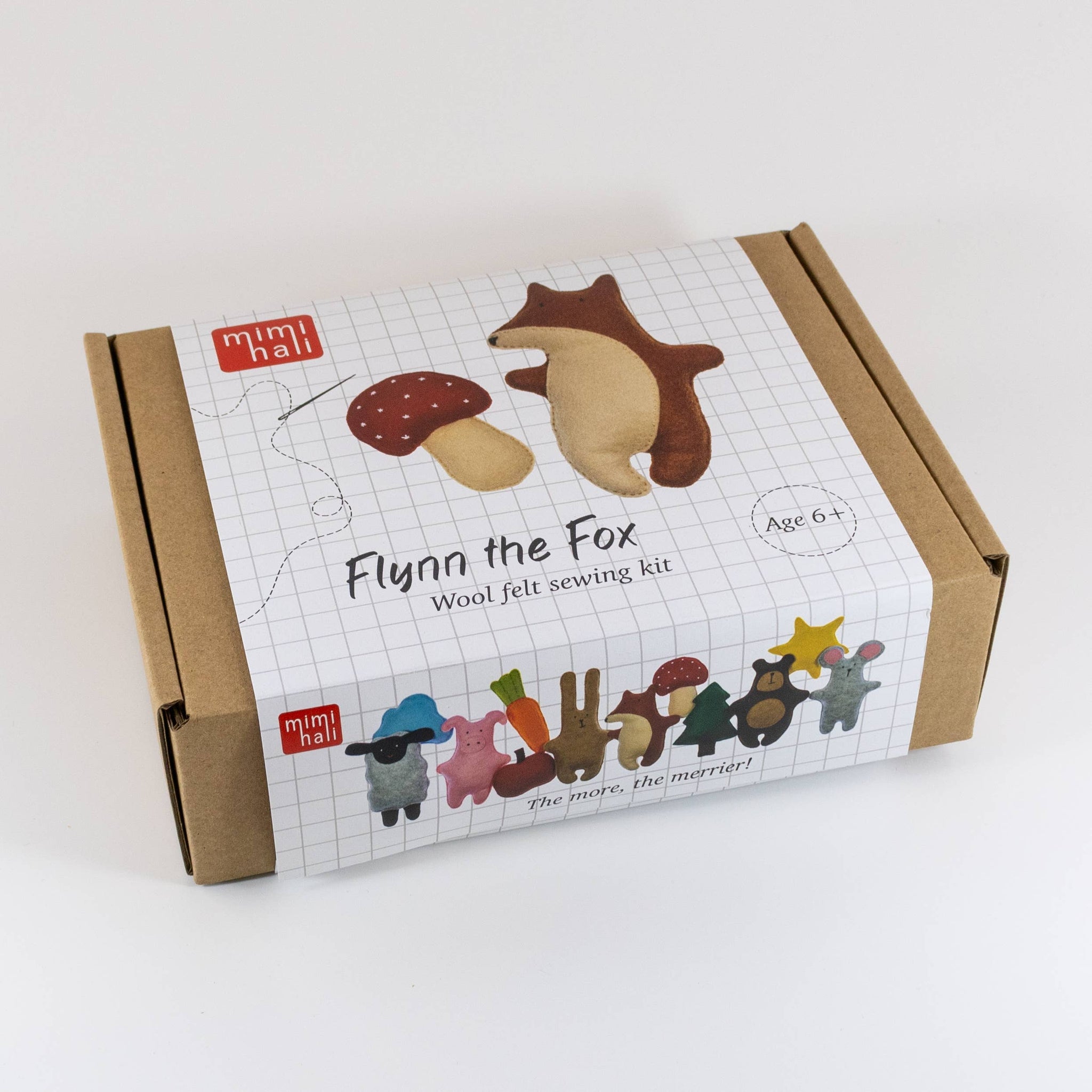 Flynn the Fox Wool Felt Sewing Kit