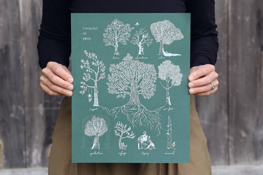 Typology of Trees Screen-Print