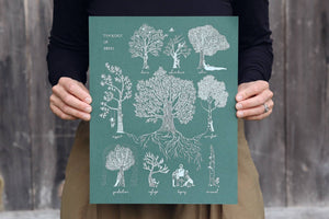 Typology of Trees Screen-Print