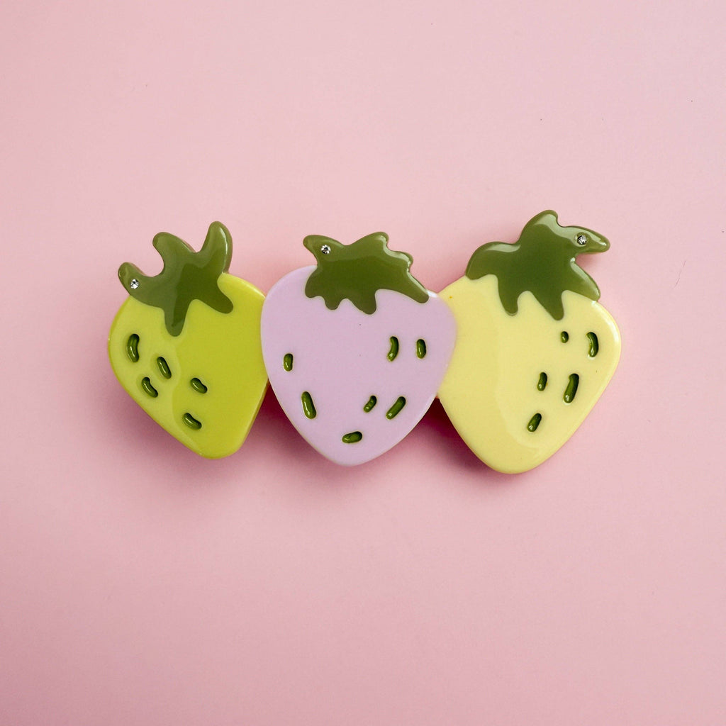 Summer Strawberries Hair Alligator Clip