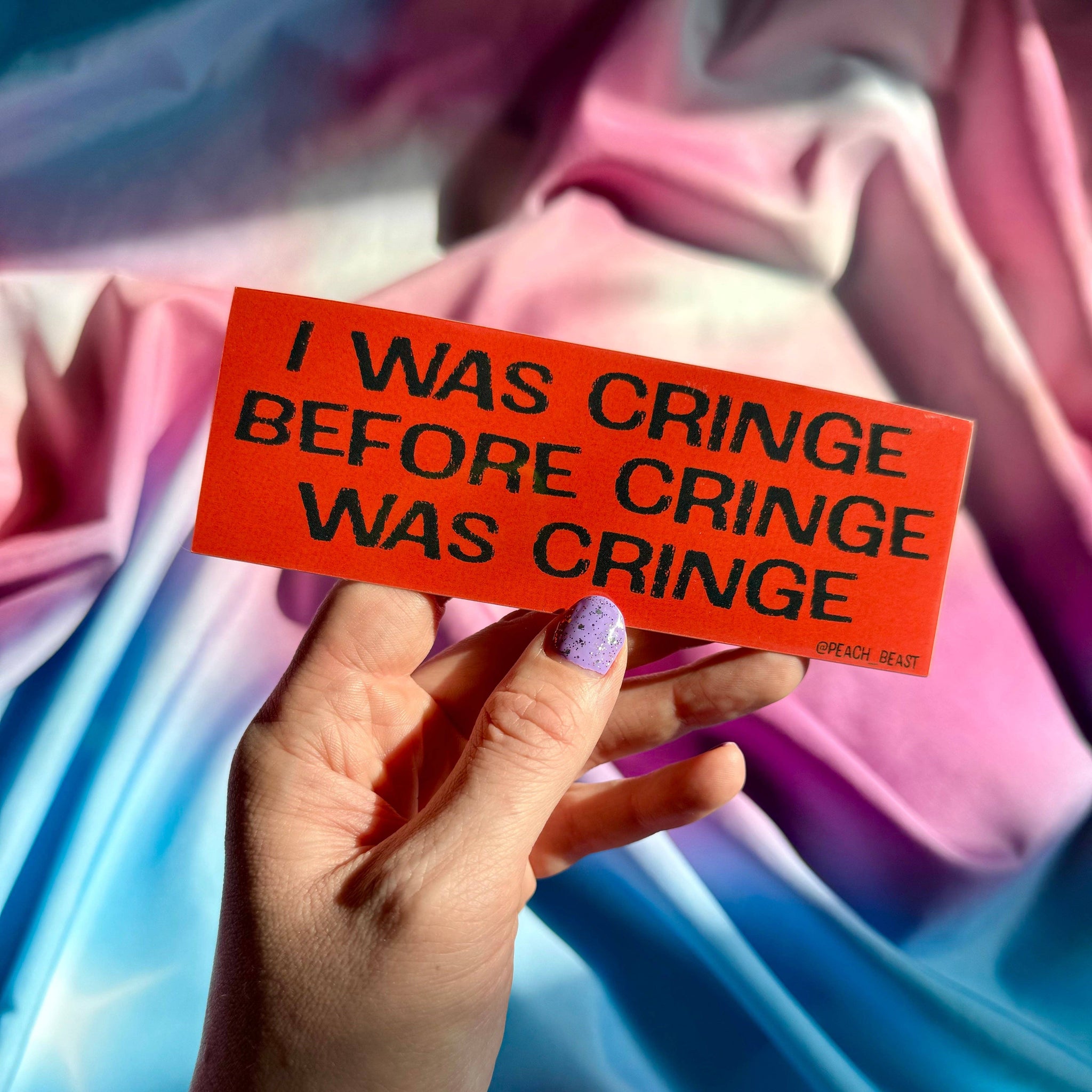 I Was Cringe Before Cringe Was Cringe Sticker