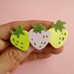 Summer Strawberries Hair Alligator Clip