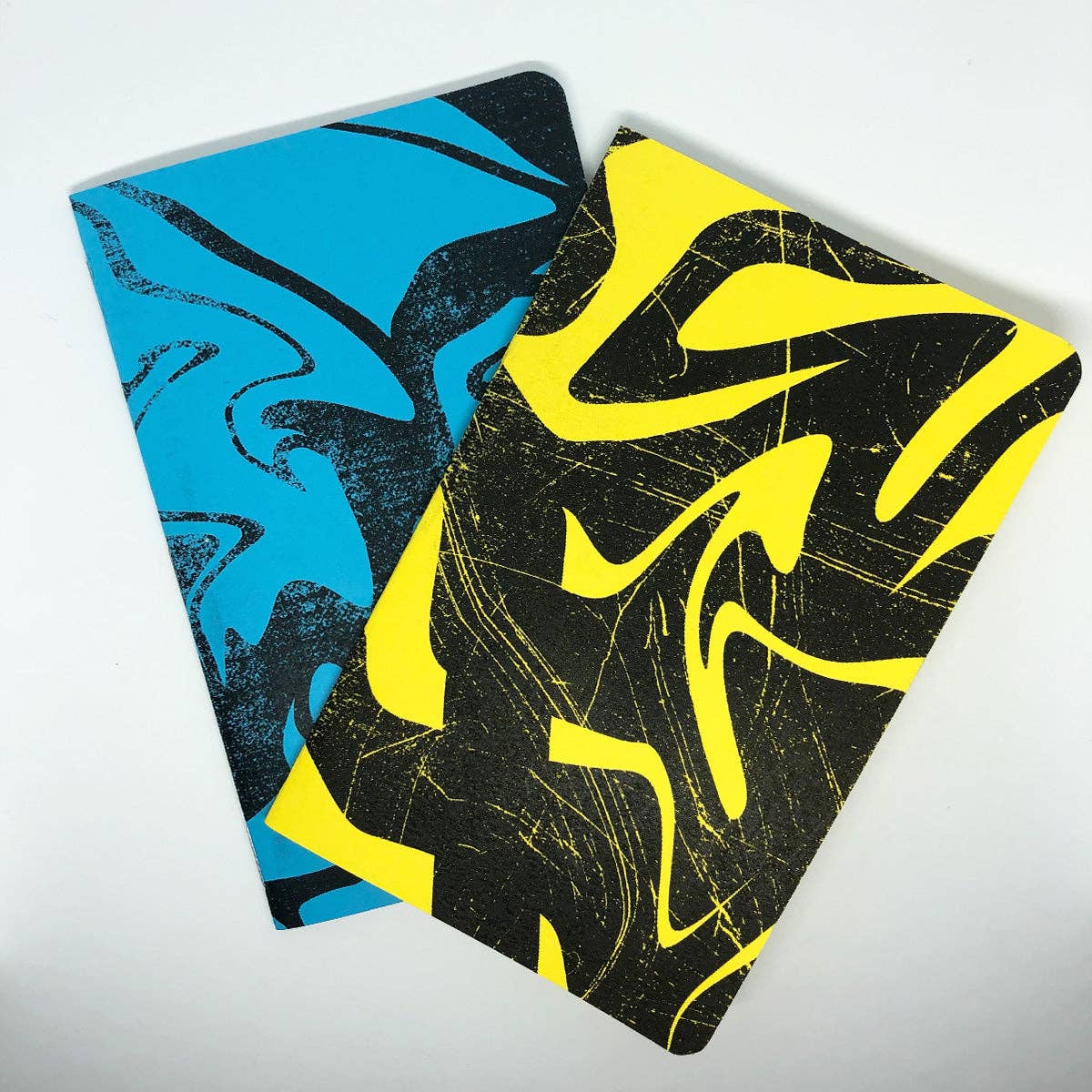 Neon Marble Pocket Notebook