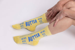 Butter  Small Crew Socks