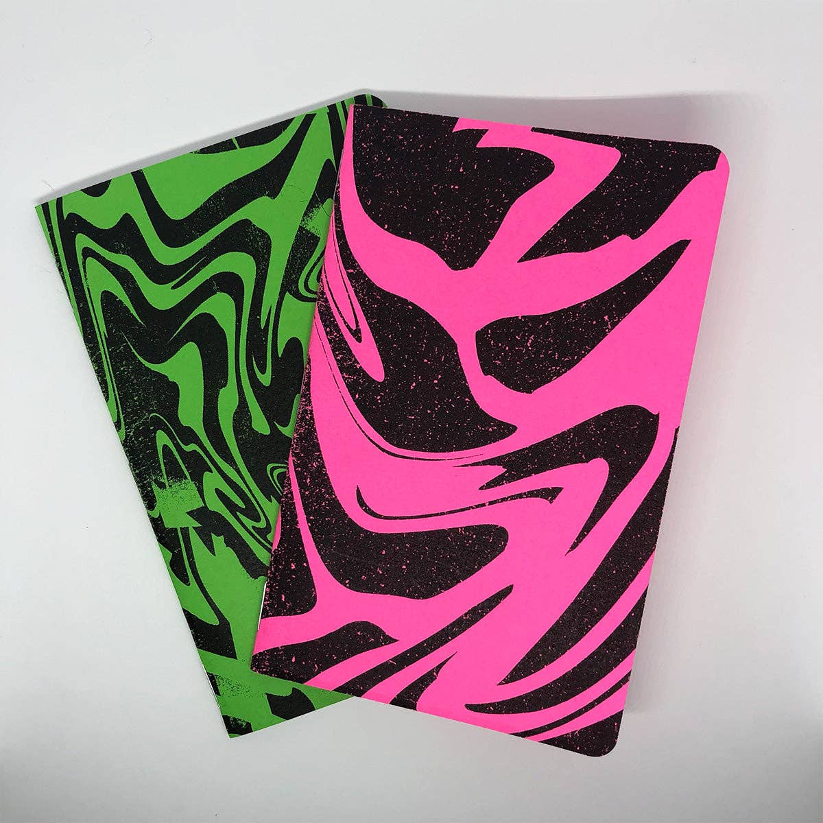 Neon Marble Pocket Notebook