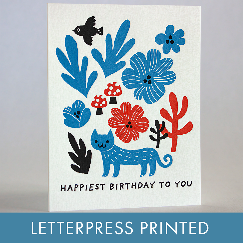 Happiest Birthday Cat Card
