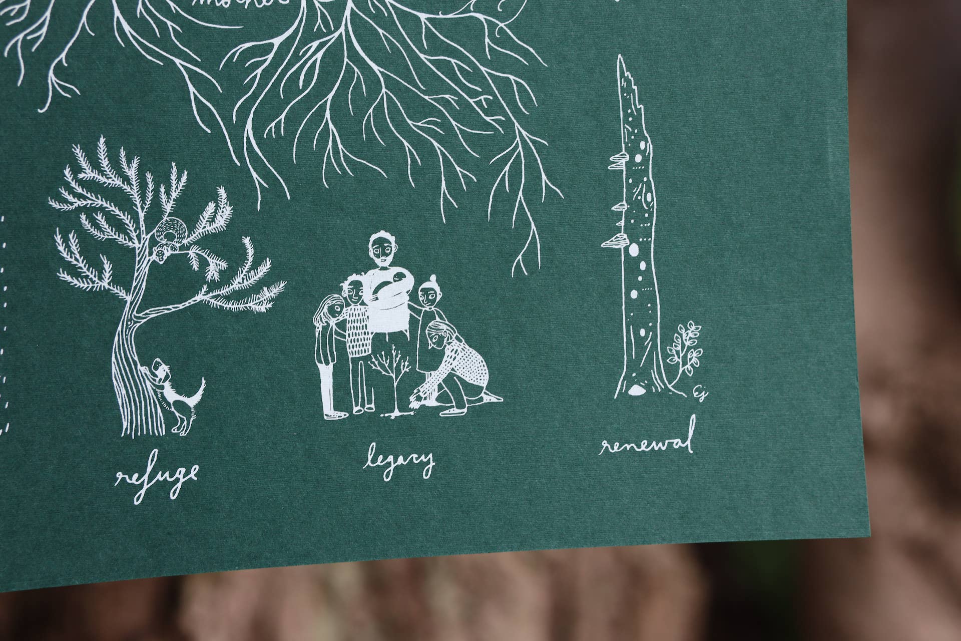 Typology of Trees Screen-Print