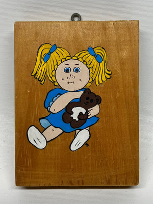 Angry Cabbage Patch Doll Art