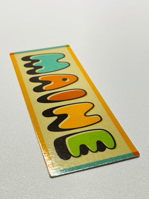 MAINE Colors Vinyl Sticker