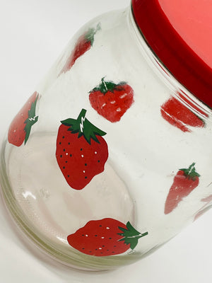 Strawberry Jar with Lid