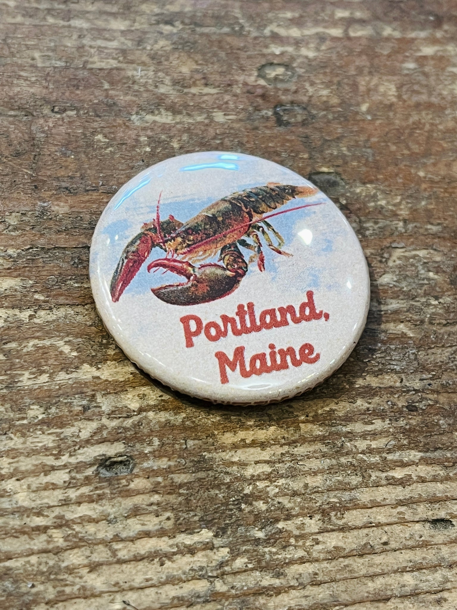 Portland, Maine Lobster 1.5in Pin