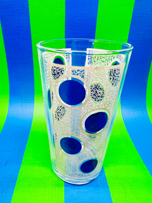 Blue Art Decco Glass