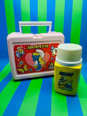Smurfette Lunchbox with Thermos