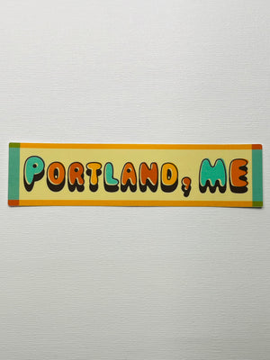 Portland, ME Colors Vinyl Sticker