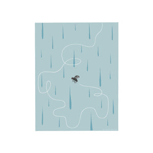 Jo Moyer-Battick Rain Fly Giclee Print