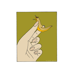 Holding Slug 12x12 Giclee Print