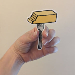 Butter Fork Jo Moyer-Battick Sticker