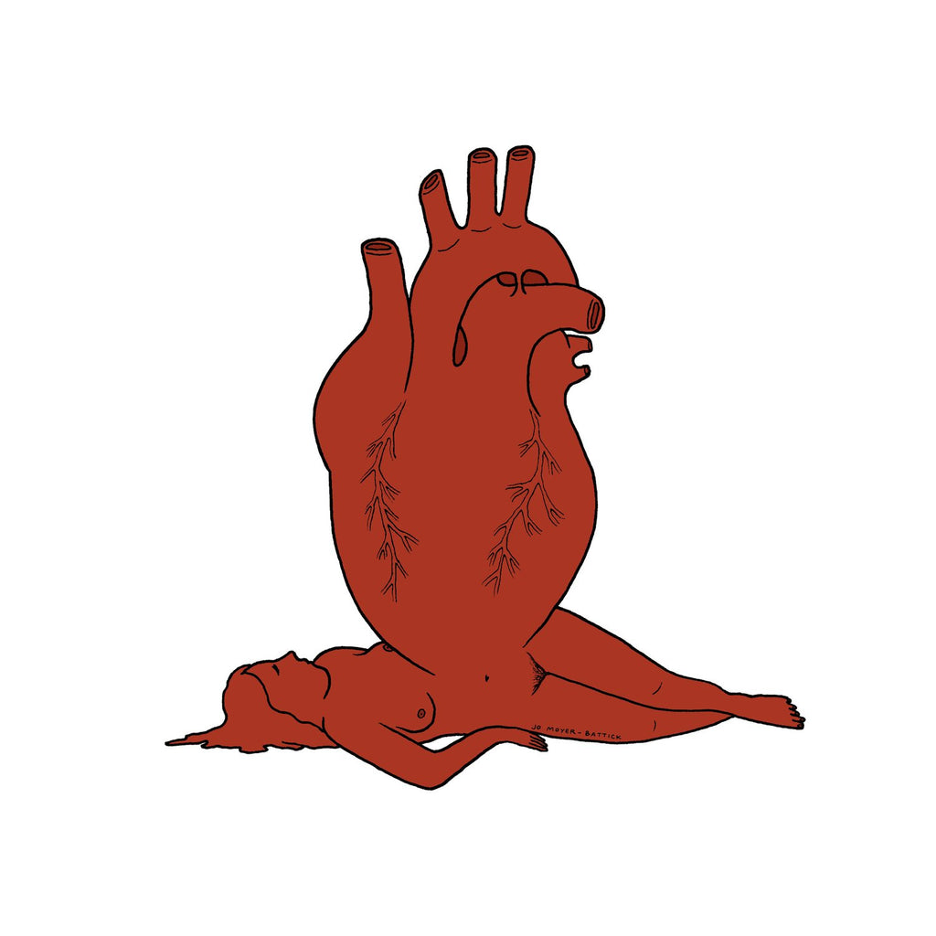 Heart Body 12x12 Giclee Print