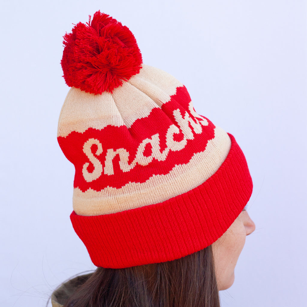 Snacks Pom Pom Hat