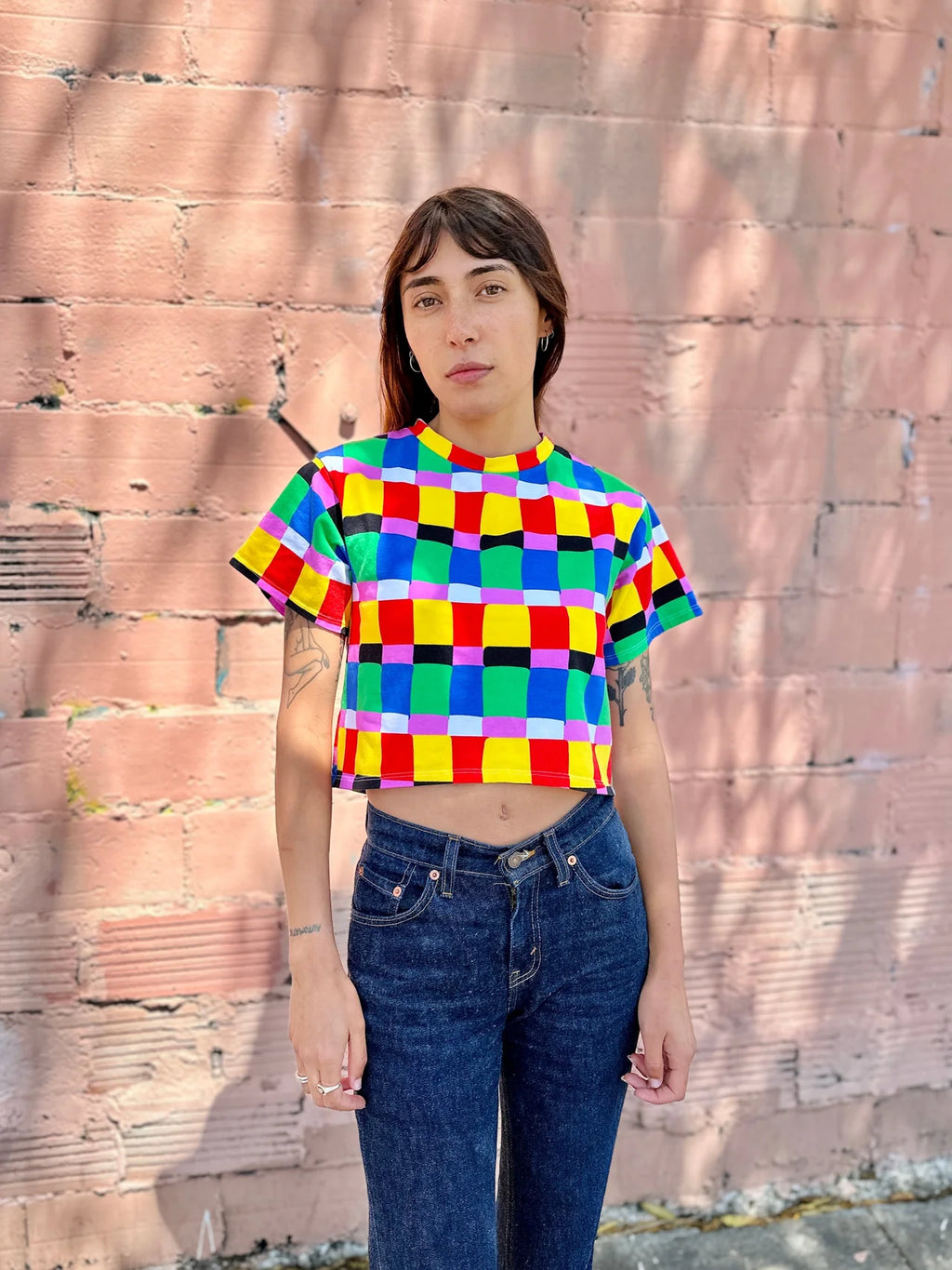 Candy Weave Crop Top