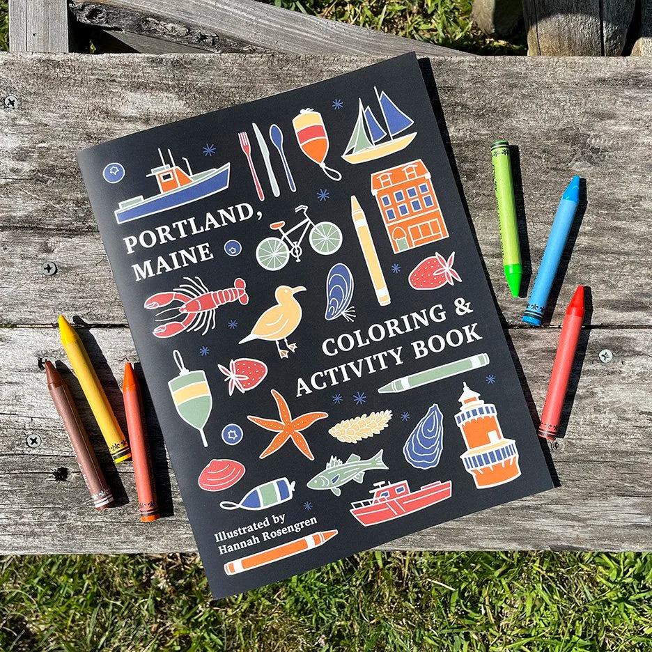 Portland Maine Coloring Book
