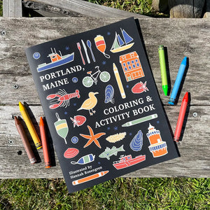 Portland Maine Coloring Book