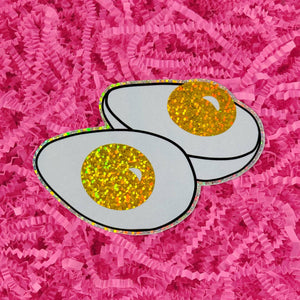 Glitter Eggs Sticker