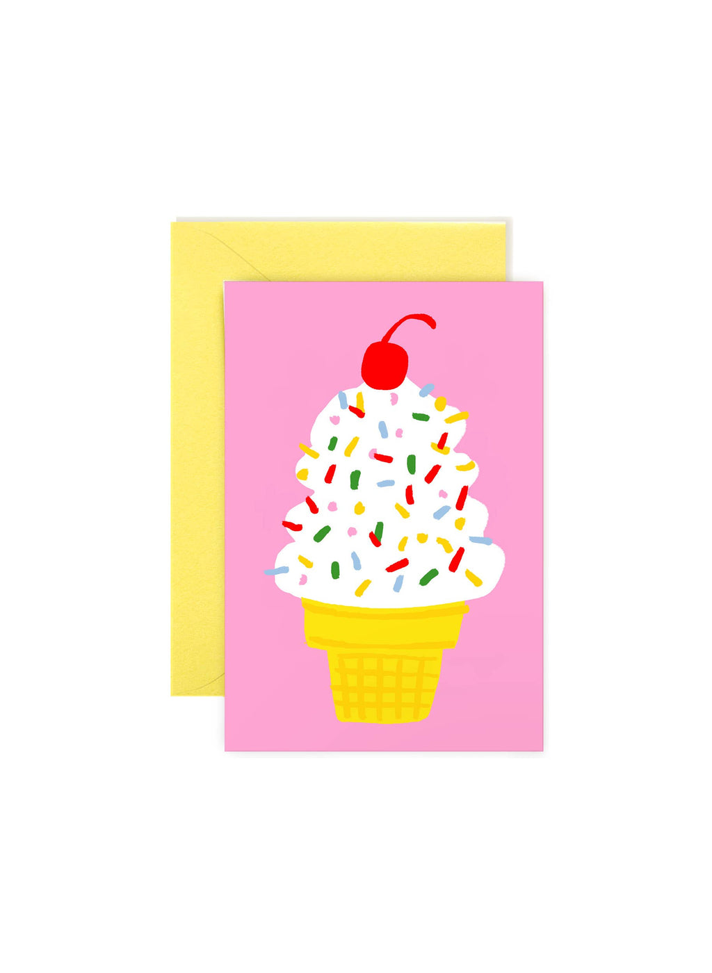Ice Cream Cone Mini Note