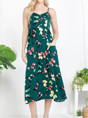 Butterfly Cami Dress