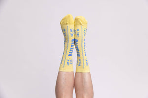 Butter  Small Crew Socks