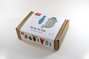 Sandy the Seal Wool Felt Sewing Kit