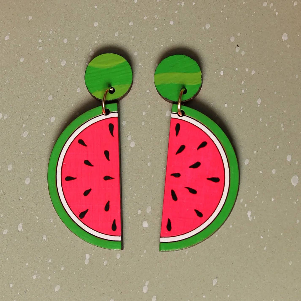 Watermelon Dangle Earrings