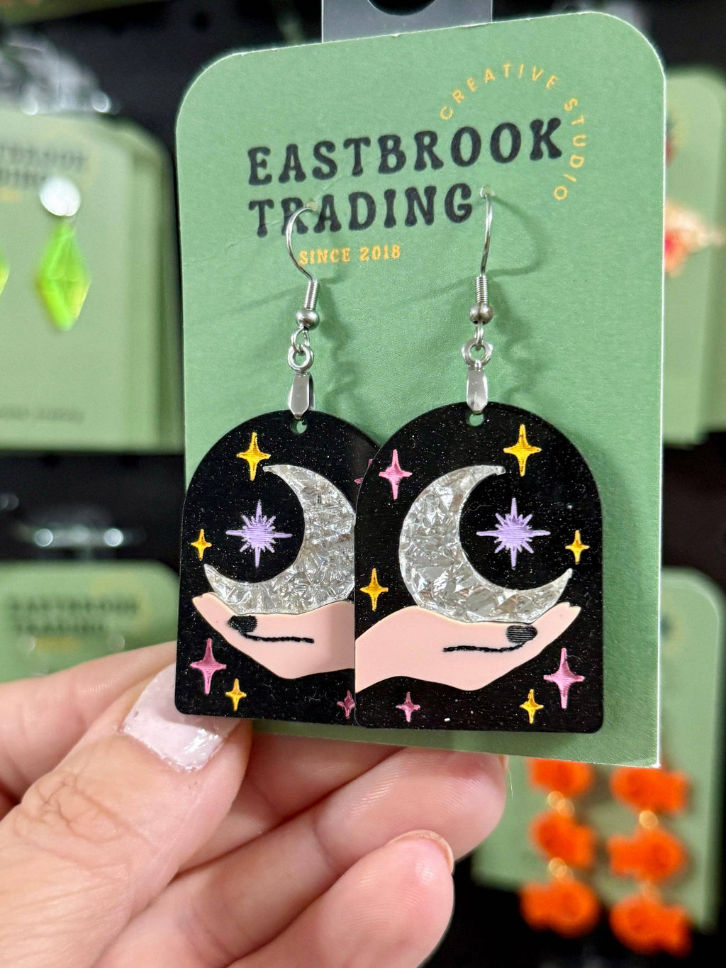 Holding the Moon Earrings
