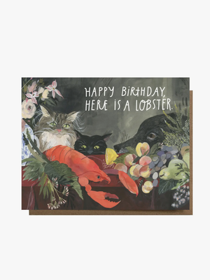 Happy Birthday Lobster Card