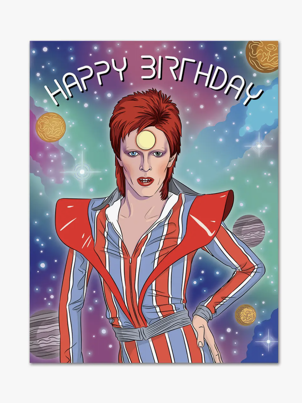 Bowie Birthday Card