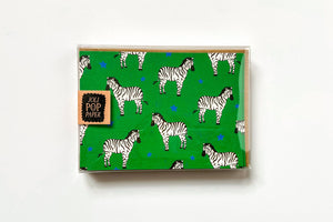 Zebra Boxed Card Set of 8