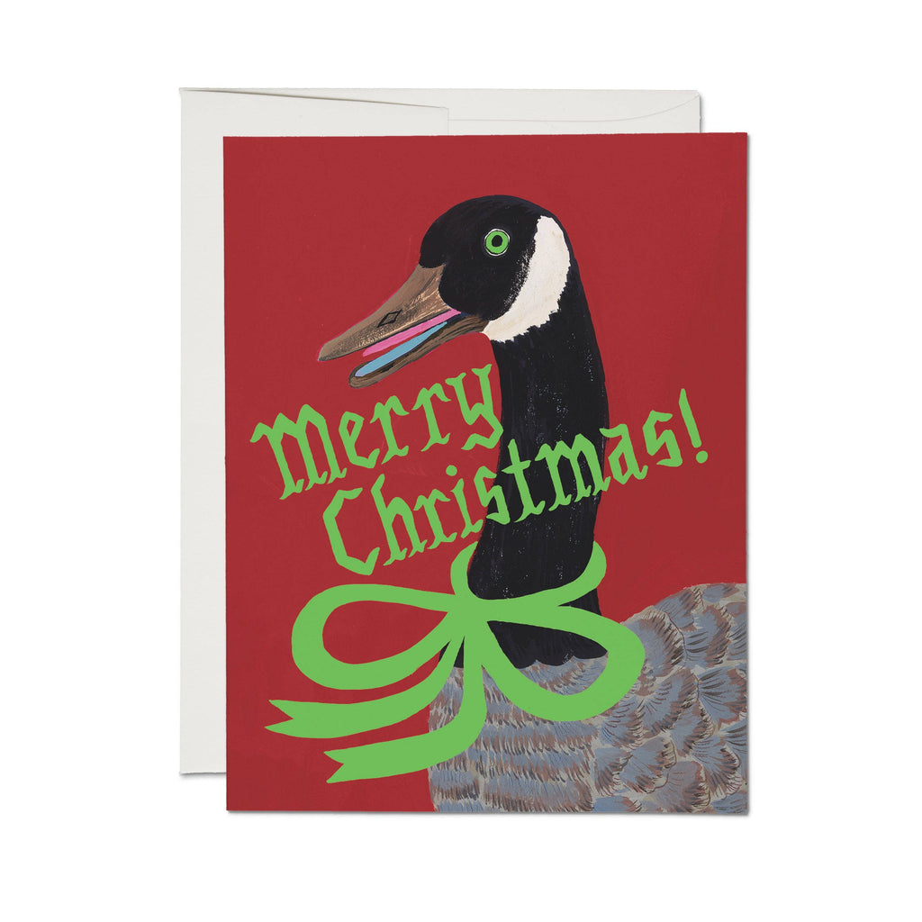 Christmas Goose Card
