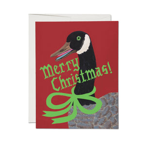 Christmas Goose Card