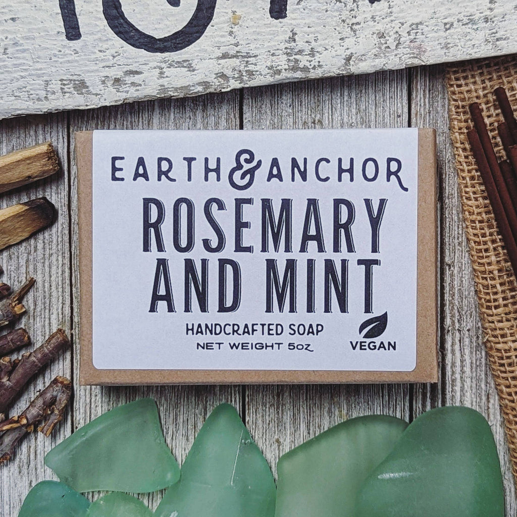 Rosemary & Mint Handcrafted Vegan Soap