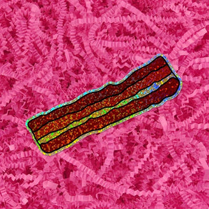 Glitter Bacon Sticker