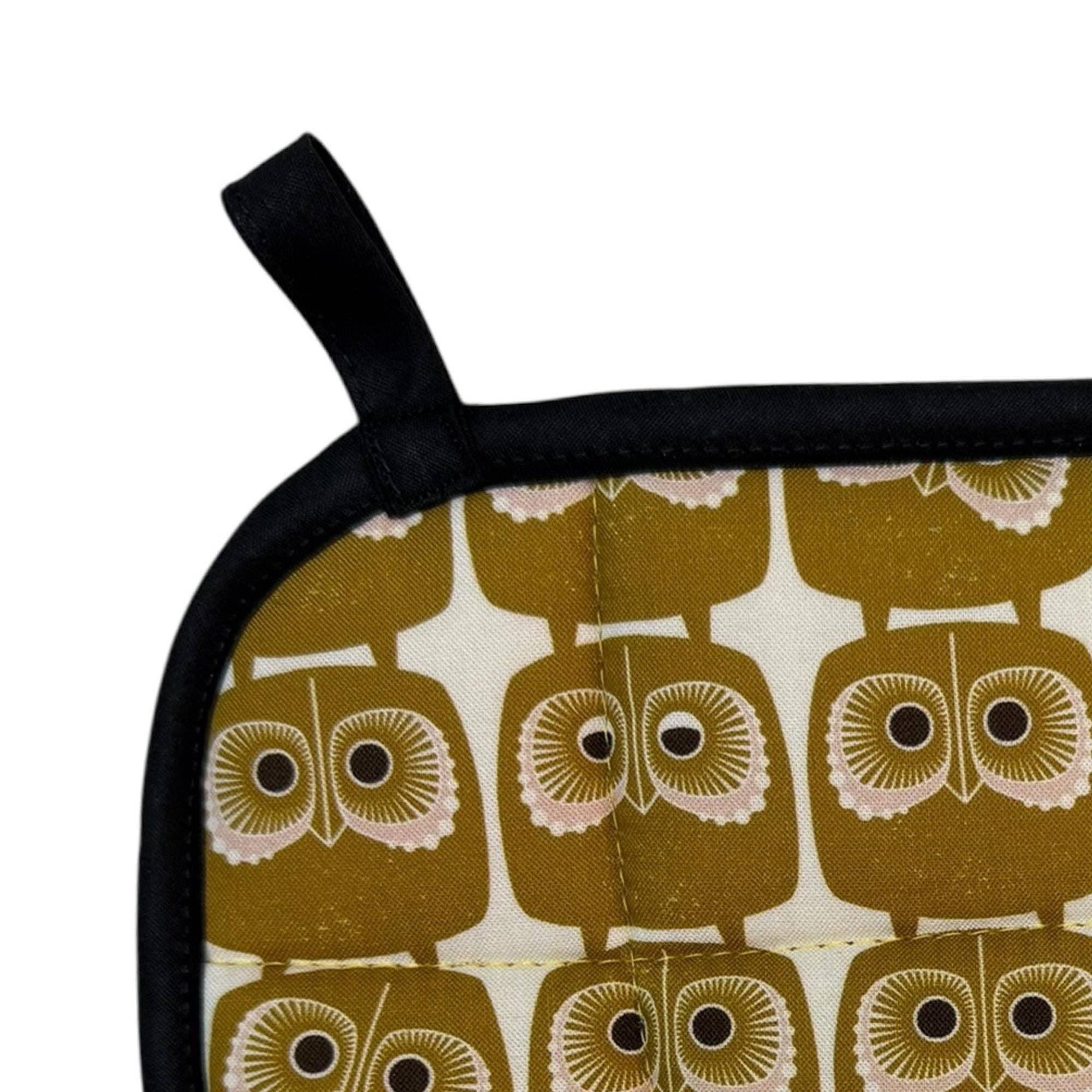 Gold Owls Pot Holder
