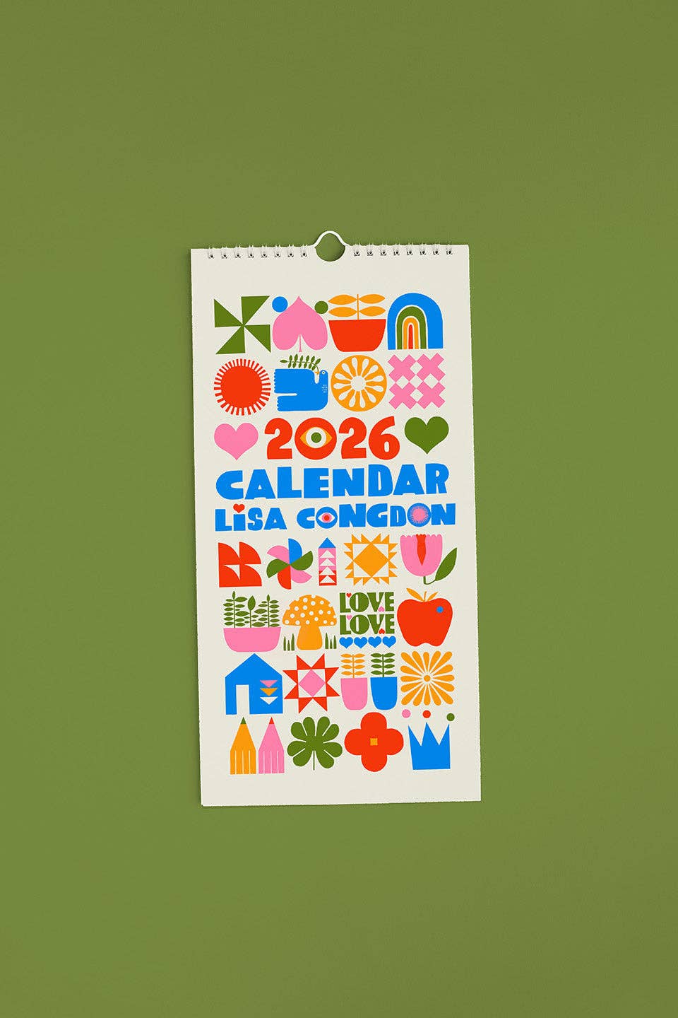 2026 Wall Calendar by Lisa Congdon