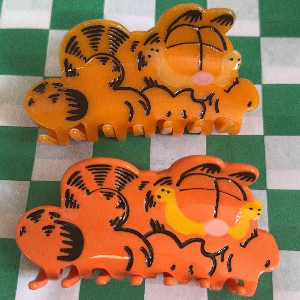 Orange Cat Hair Clip