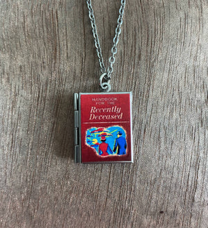 Book Locket Beetlejuice - Handbook of the Recently Deceased