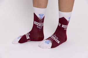 Kosher Salt  Large Crew Socks