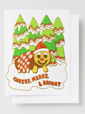 Cheery Merry & Bright Card